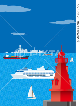 Yokohama port  23636772