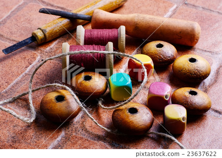 Needlework and beads Needlework and beads 23637622