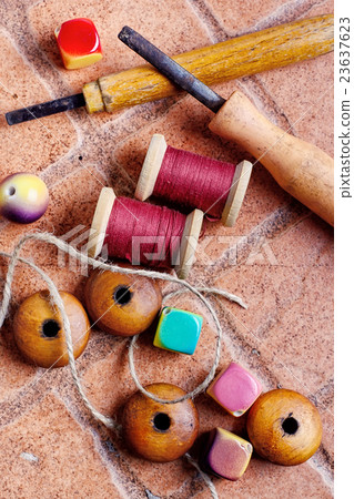 Needlework and beads Needlework and beads 23637623