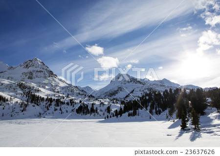 Mountain landscape in the Austrian Alps Mountain landscape in the Austrian Alps 23637626