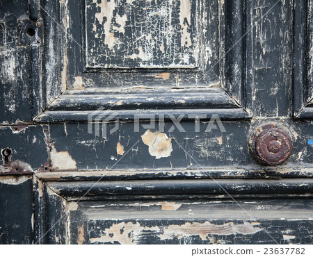 The Old Door with Cracked Paint Background closed 23637782