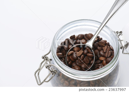 Coffee beans that entered the canister Coffee beans that entered the canister 23637997