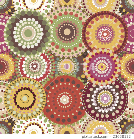 Seamless retro pattern with vintage bright Seamless retro pattern with vintage bright 23638152