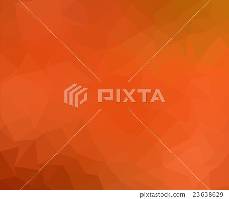 colorful orange geometric low poly gradient - Stock Illustration ...