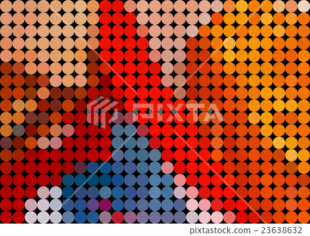 colorful circles multicolor geometric low poly 23638632