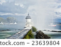 Beacon on the lake Leman in Geneva, Switzerland 23639804