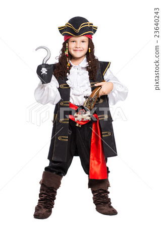 Young boy dressed as pirate Young boy dressed as pirate 23640243