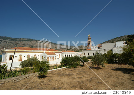 Panormitis monastery, Symi island, Greece Panormitis monastery, Symi island, Greece 23640549