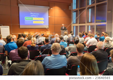 Audience in the lecture hall. 23640565