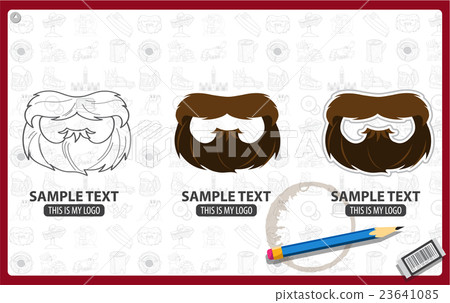 Vector beard Vector beard 23641085