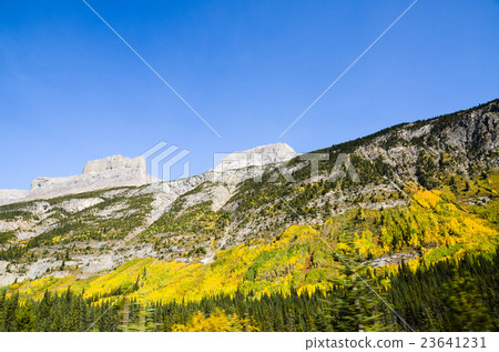 加拿大落基山脈秋天冰原大路 加拿大落基山脈秋天冰原大路 23641231