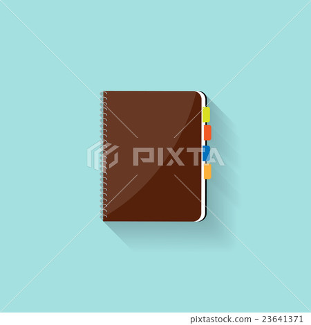 Notebook in a flat style. Reminder, diary Notebook in a flat style. Reminder, diary 23641371