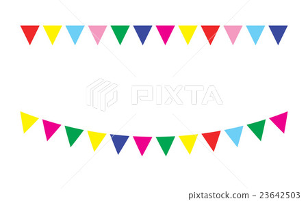 Bunting festive flags Bunting festive flags 23642503