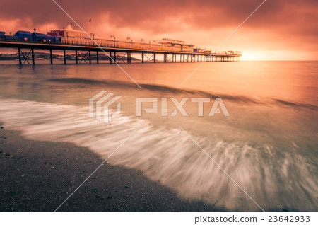 Paignton Pier at sunset Paignton Pier at sunset 23642933