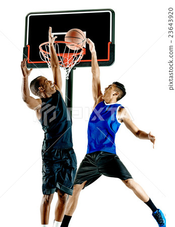 basketball players men Isolated basketball players men Isolated 23643920