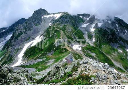 從登山Mt. Tateyama Muroyama富山縣Jodo山和Himetsu觀看 23645087