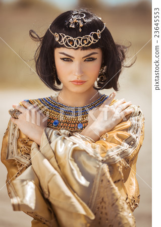 Beautiful woman with fashion make-up and hairstyle 23645553