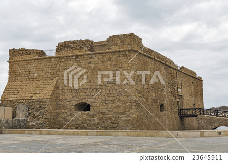 Medieval fort in Paphos on Cyprus Medieval fort in Paphos on Cyprus 23645911