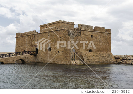Medieval fort in Paphos on Cyprus Medieval fort in Paphos on Cyprus 23645912