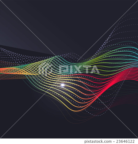 Smoke pattern on dark background 23646122