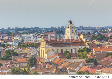 Vilnius old town cityscape, Lithuania 23646861