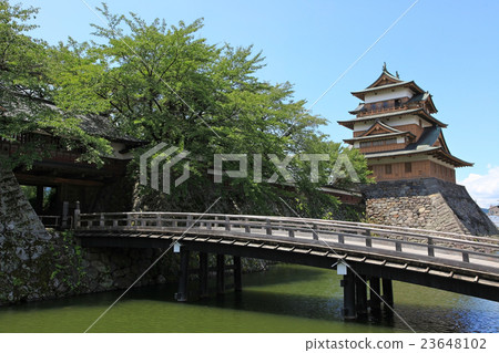 高島城堡塔和Konagi橋樑 高島城堡塔和Konagi橋樑 23648102