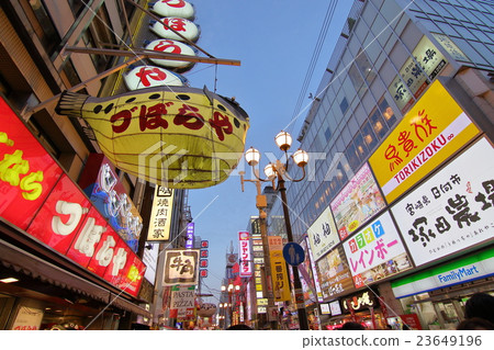 大阪南的夜景 大阪南的夜景 23649196