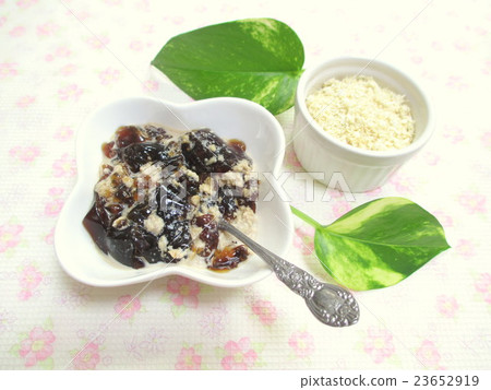 與油煎的豆渣的咖啡果凍 23652919