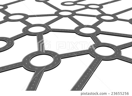 Business Road Network 23655256