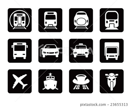 各種交通圖標集 各種交通圖標集 23655313