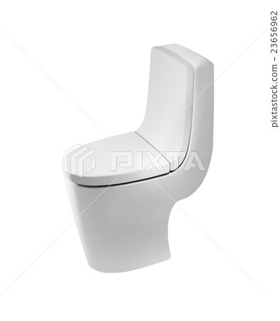 Toilet on white background Toilet on white background 23656962