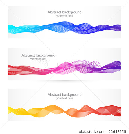 Vector illustrator, Abstract line colorful. 23657356