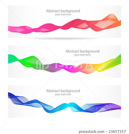 Vector illustrator, Abstract line sets colorful. 23657357