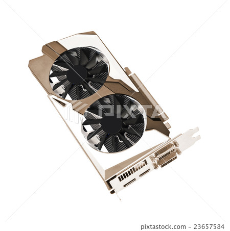 Graphics card isolated 23657584