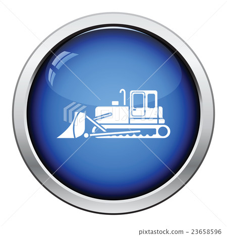 Icon of Construction bulldozer Icon of Construction bulldozer 23658596