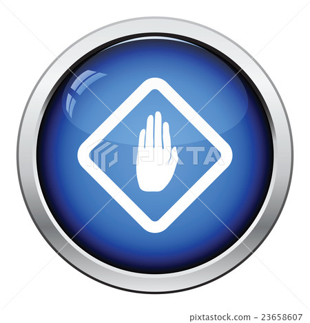 Icon of Warning hand Icon of Warning hand 23658607