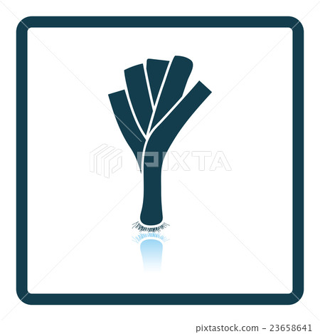 Leek onion icon 23658641