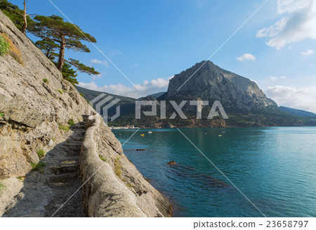Trail Golitsyn - Falcon Path a mountain pathway Trail Golitsyn - Falcon Path a mountain pathway 23658797