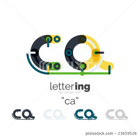 Linear business logo letter 23659526