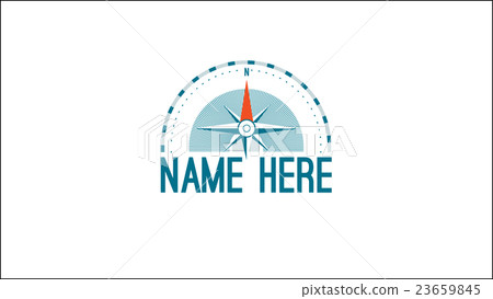 Compass vector logo template 23659845