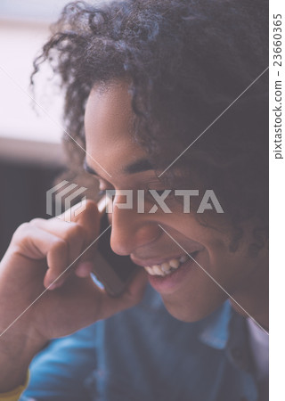 Young confident man is looking for good news 23660365