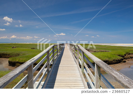 Bass Hole Boardwalk, Yarmouth, Maine,USA 23660527