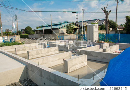Foundation construction completed Foundation construction completed 23662345