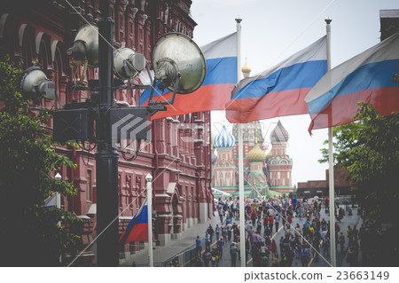 Moscow Red Square - St. Basil's Cathedral. Russia 23663149