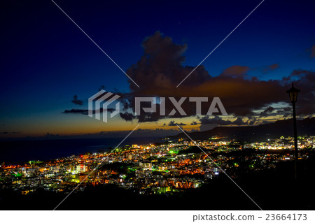 [沖繩縣]名護中央公園的夜景 23664173