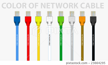 Network color - Stock Illustration [23664295] - PIXTA