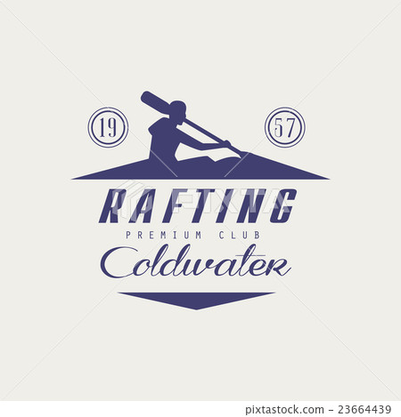 Coldwater Rafting Emblem Design Coldwater Rafting Emblem Design 23664439