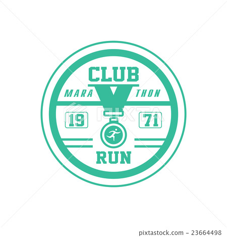 Running Club Green Label Design 23664498