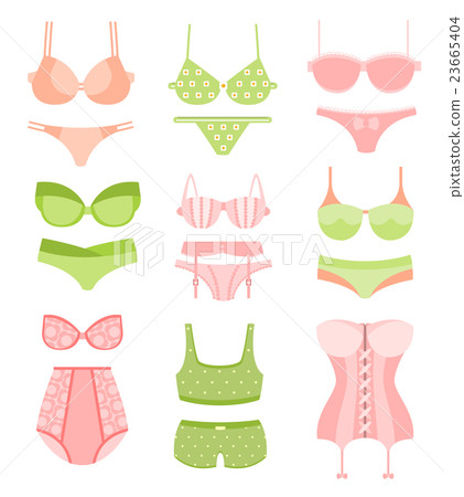 Women Underwear In Pastel Colors Matching Sets 23665404