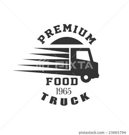 Premium Food Truck Label Design Premium Food Truck Label Design 23665794